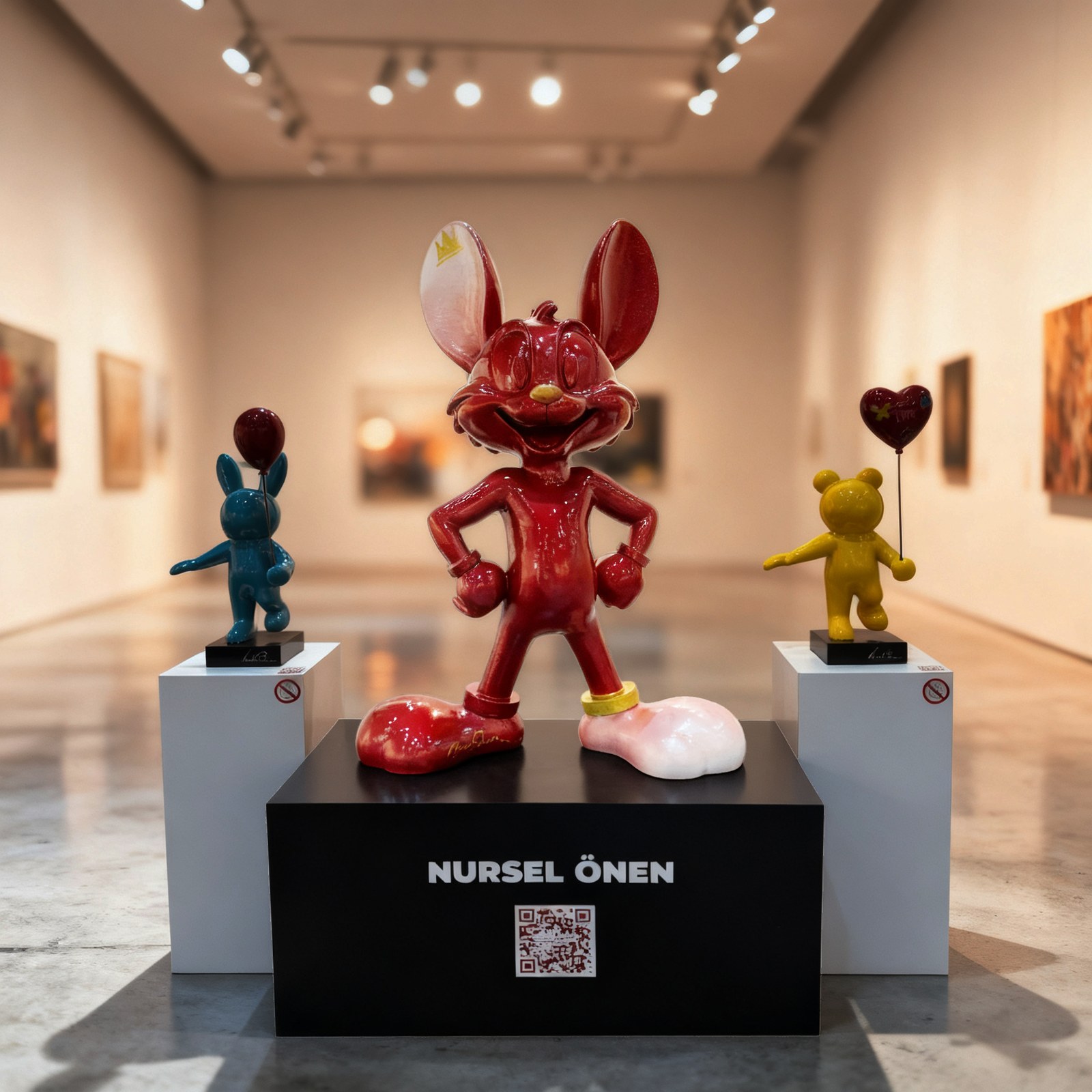 Mr Roo NÖ-MR-18 — Nursel Önen pop-art heykeli